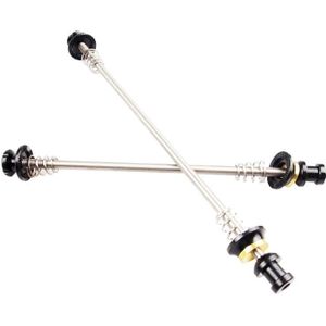 Bikersay Fietshoeken Snellease Titaniumas QR Wheel Hub Skewer voor MTB Fiets  Model: QR004