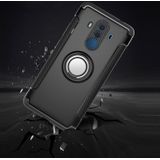 Magnetische 360 graden rotatie ring houder Armor beschermende case voor Huawei mate 10 Pro (blauw)