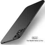 For Xiaomi Redmi Note 11 Pro Global MOFI Frosted PC Ultra-thin Hard  Phone Case(Black)