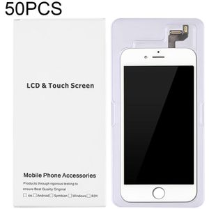 50 PCS LCD-scherm en Digitizer witte kartonnen doos verpakking voor iPhone 6s Plus & 6 Plus