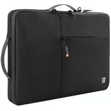 WIWU Alpha Nylon Double Layer Travel Carrying Storage Bag Sleeve Case voor 15 4 inch laptop(zwart)