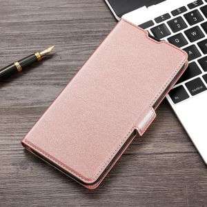 Ultra-thin Voltage Side Buckle PU + TPU Horizontal Flip Leather Case with Holder & Card Slot For iPhone 8 Plus & 7 Plus(Rose Gold)