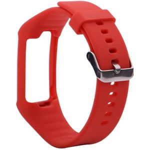 Siliconen sport polsband voor POLAR A360/A370 (rood)