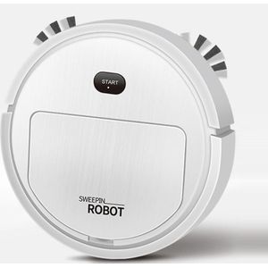 Huishoudelijke automatische slimme opladen vegen robot  specificatie: 3 in 1 (wit)