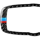 Auto Carbon Fiber Tricolor Koplamp Switch Frame Decoratieve Sticker voor BMW 2008-2013 X5 E70 / X6 E71 / 5 Serie E60 2008-2010  Links en Rechts Drive Universal