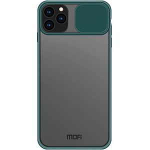 Voor iPhone 11 Pro MOFI Xing Dun-serie doorschijnende matte pc + TPU Privacy Anti-glare Shockproof All-inclusive Beschermhoes(Groen)