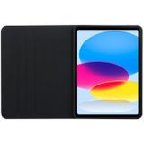 Voor iPad 10e Gen 10.9 2022 ENKAY PC Back Cover Smart Leather Tablet Case met Pen Slot & Holder(Black)