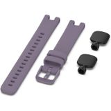 Voor Garmin Lily siliconen vervangende riem horlogeband met demontage tools (paars)