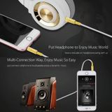 Duronic Vergulde AUX-IN 24k Gouden input Kabel 3.5mm naar 3.5mm plug voor iPod, iPhone 3G, 3GS, mp3 spelers en auto radio's (Lengte: 3 meter)