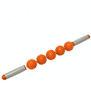 5 bal spier massage ontspannen egel bal yoga stick roller stick (oranje)