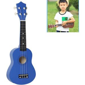 HM100 21 inch Basswood Ukulele kinderen verlichting muziekinstrument (blauw)