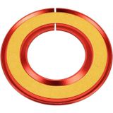 Voor Mercedes-Benz metalen contactsleutelring  diameter: 4.8cm (rood)