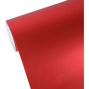 7 5 m * 0.5 m ijsblauw Metallic mat ijzige ijs Car Decal Wrap Auto inwikkeling voertuig Sticker motorfiets blad Tint Vinyl luchtbel (rood)