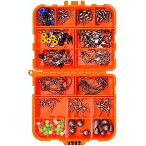 165 stks / set Wegkidgids Haak Accessoires Set (026 Orange Box)