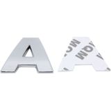 Auto voertuig Badge embleem 3D Engels brief een zelfklevend Sticker sticker  grootte: 4.5 * 4 5 * 0 5 cm