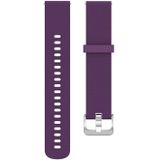 22mm Texture Siliconen polsband horlogeband voor Fossil Gen 5 Carlyle  Gen 5 Julianna  Gen 5 Garrett  Gen 5 Carlyle HR (Dark Purple)