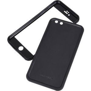 HAWEEL voor iPhone 6 Plus & 6s Plus driedimensionele ruitpatroon 3ATM leven waterdichte beschermende Case(Black)