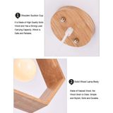 YWXLight Home Decoratie persoonlijkheid creatieve eenvoudige massief hout geometrische hanger lichten (vierkant)