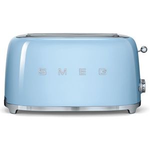 SMEG TSF02PBEU - Broodrooster - Pastelblauw - 2x4 - 1500W - 6 niveaus