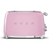 Broodrooster Smeg TSF03PKEU 4x4 50 Style Roze