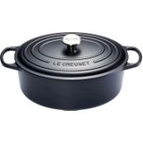 Le Creuset Gietijzeren Ovale Braadpan Mat Zwart 33cm 7,5l