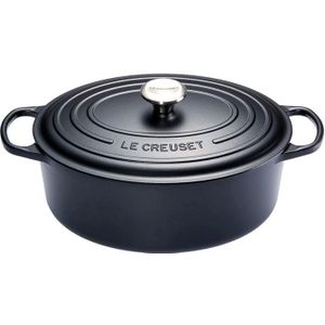 Le Creuset Gietijzeren Ovale Braadpan Mat Zwart 33cm 7,5l