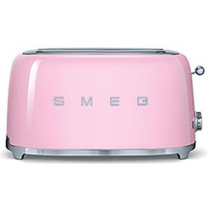 SMEG TSF02PKEU - Broodrooster - Roze - 2x4 - 1500W - 6 niveaus