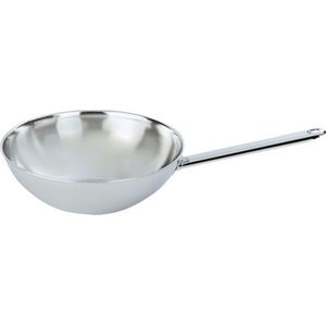 Demeyere Wok 30 cm - vlakke bodem