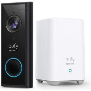 Eufy Black Video Doorbell + Home Base 2