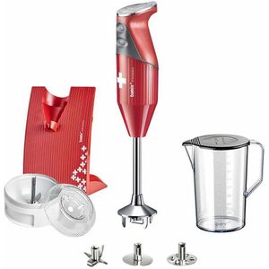 Bambix Swissline staafmixer - Kersenrood - 2 snelheden