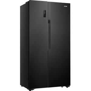 Etna AKV578ZWA - Amerikaanse koelkast Zwart