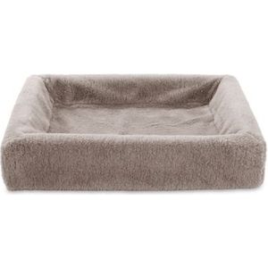 Bia Bed Fleece Hoes Hondenmand Taupe - BIA-4 85X70X15 CM