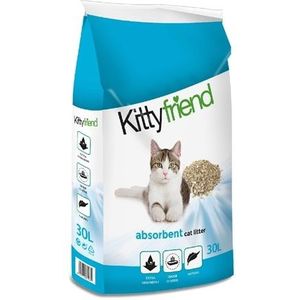 Kitty Friend Absorbents Kattenbakvulling - 30 LTR