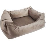 Madison Friends Hondenmand Velvet Taupe - 80X67X22 CM