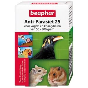 Beaphar Anti-Parasiet Knaag / Vogel - 25 50-300 GR 2 PIPET