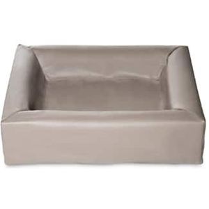 Bia Bed Kunstleer Hoes Hondenmand Taupe - BIA-3 70X60X15 CM