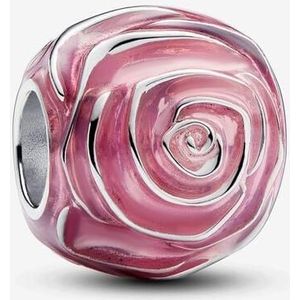 Pandora Pink Rose in Bloom Charm
