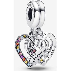 Pandora Puzzleteil Herzen Teilbarer Freundschafts- Charm-Anhänger