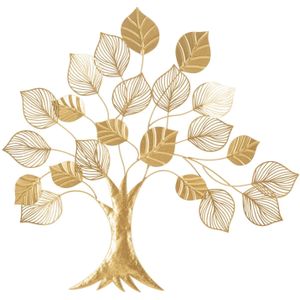 WANDDECORATIE ALBERO GOUDACHTIG CM 81X2,5X78