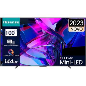 Hisense 4K Smart Mini-LED ULED TV 100U7KQ 144HZ (2023) 100"