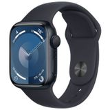 Apple Watch 9 41mm Alu WiFi (2023) - Midnight Sportarmband M/L