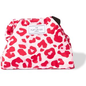 The Flat Lay Co. Drawstring Bag - Pink Leopard
