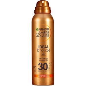 Garnier Ambre Solaire Ideal Bronze Tanning Mist for Face and Body SPF 30 150ml