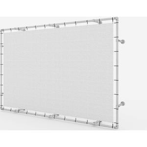 Wandmontage Spannrahmen Alu für werbebanner auf Distanz