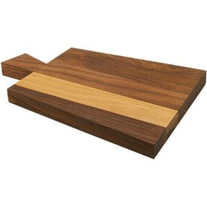 Artelegno - Tagliere Serveerplank Walnotenhout - 30 x 20 cm