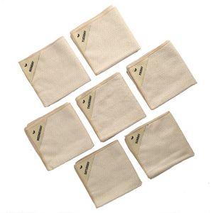 Klud - Microvezel Vaatdoekjes Wafel, 7 stuks, Almond