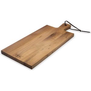 OVAL - Pure Walnut Wood Serveerplank 49 x 20 cm | Luxe en Duurzame Houten Plank voor Tafelpresentaties