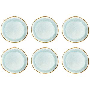 Medard de Noblat - Shadow Aqua - Dinnerbord 28 cm (set van 6)