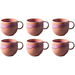 Villeroy & Boch - Perlemor Coral Mokken 6 stuks 0,35l