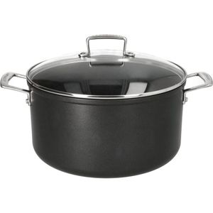Le Creuset - Braadpan met anti-aanbaklaag en glazen deksel